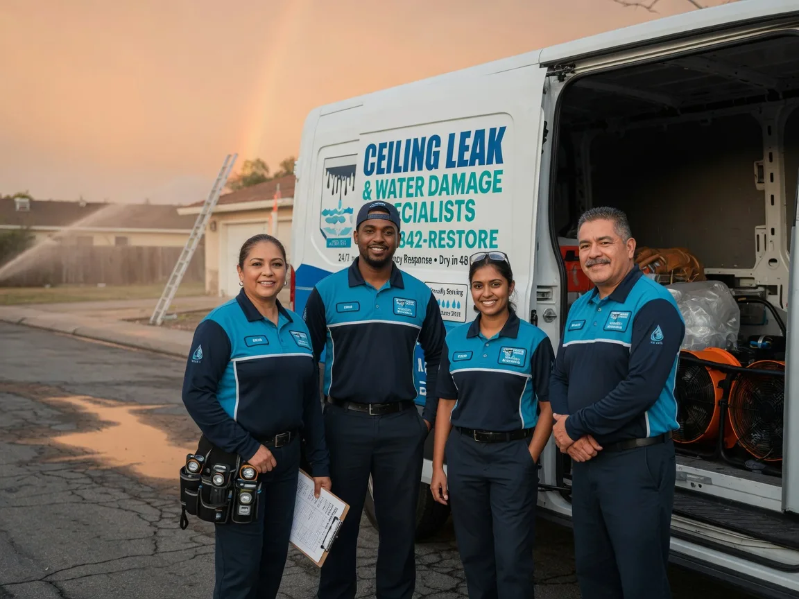 Ceiling Leak Cleanup company in Mico, TX